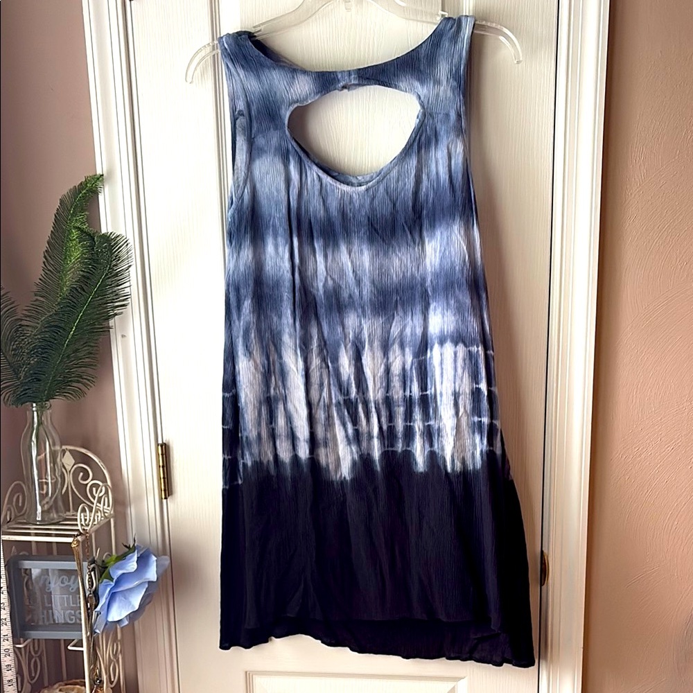 O'Neill Blue Ombré Textured Sleeveless Dress - Picture 3 of 6